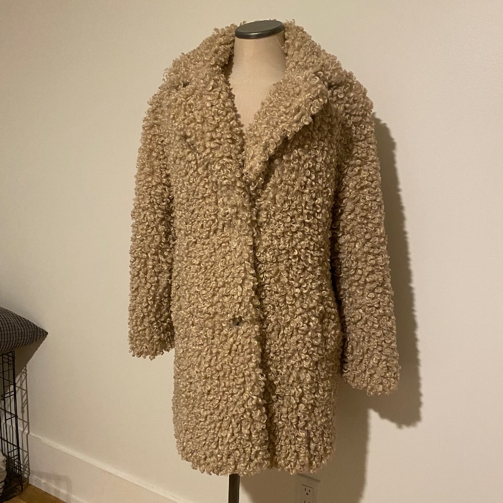 Zara faux Shearling Teddy Coat